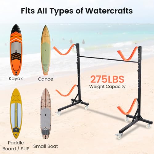 Freestanding Kayak Storage Rack 2 Kayaks/4 Kayaks - Image 5