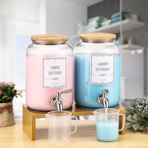 Laundry Detergent Dispenser. 0.9 Gallon Glass Laundry Soap - Image 8