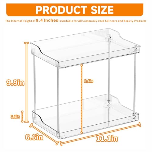 Yieach Clear Acrylic Bathroom Counter Organizers - Image 3