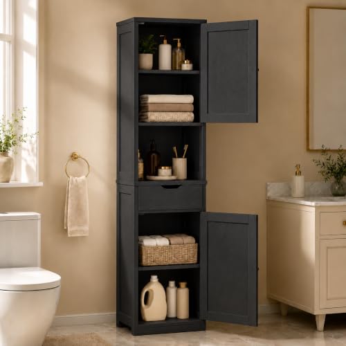 Walsunny Tall Bathroom Storage Cabinet with 6 | Home Organization - Image 2