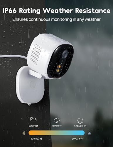 winees Security Cameras Outdoor, Wired 2K Wi-Fi Cameras for Home - Image 7