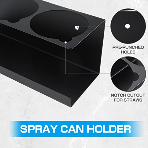 Aerosol Spray Can Holder Rack Organizer, 5 Can Spray - Image 4