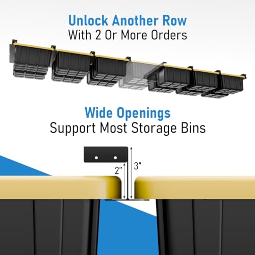 USA Based Overhead Garage Storage Rack, Connectable Heavy Duty - Image 4