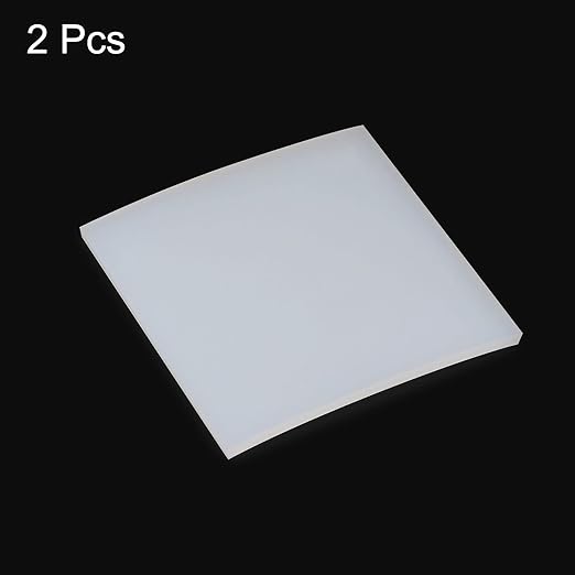 HARFINGTON 2pcs Anti Vibration Pads 2" x 2" x 0.2" Silicone Rubber Vibration Isolation Pads Damping Furniture Pads Mat Block for Washing Machine Dryer Air Conditioner Compressor Treadmill