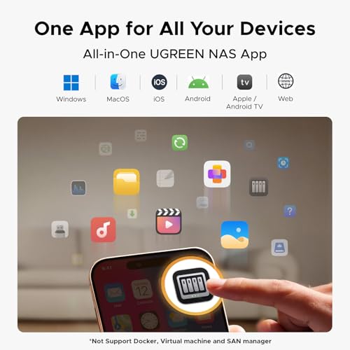 UGREEN NAS DH2300 2-Bay for Beginners & Personal Users, Phone - Image 4