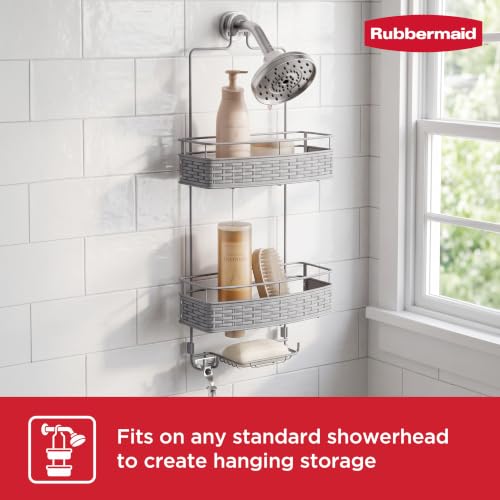 Rubbermaid Hanging Shower Caddy - Rust-Resistant Shower - Image 4