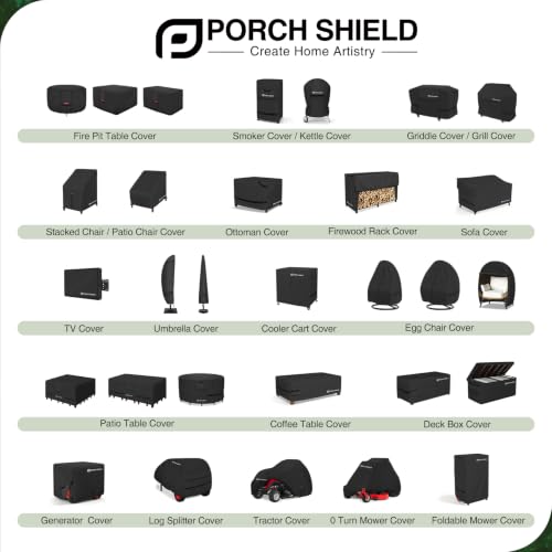 Porch Shield Waterproof Square Patio Propane Fire Column - Image 8