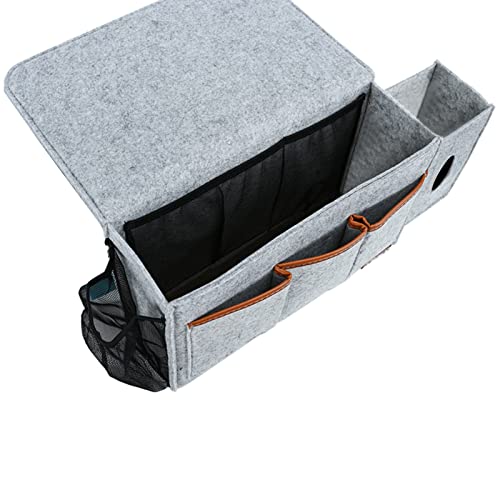 Zafit Bedside Caddy, Large Size Bedside Storage Organizer - Image 7