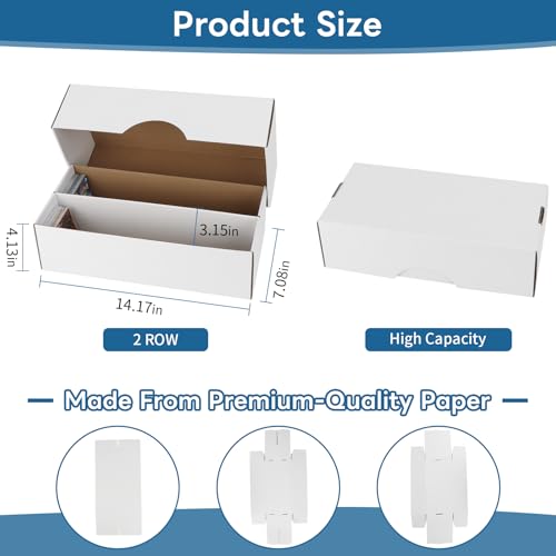 Trading Card Storage Box, 1600 Count Card Storage Boxes - Image 4
