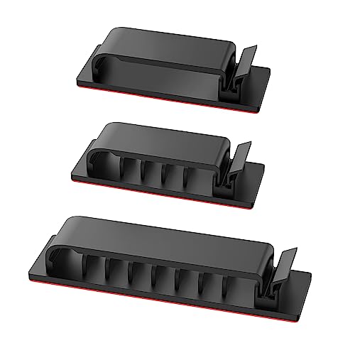 Cable Management Clips, 20Pcs Cord Organizers Wire C | All Products - Image 2