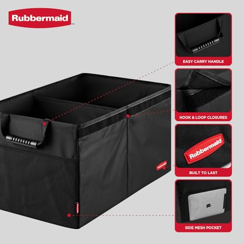 Rubbermaid Car Organizer, Collapsible Trunk Organizer - Image 5