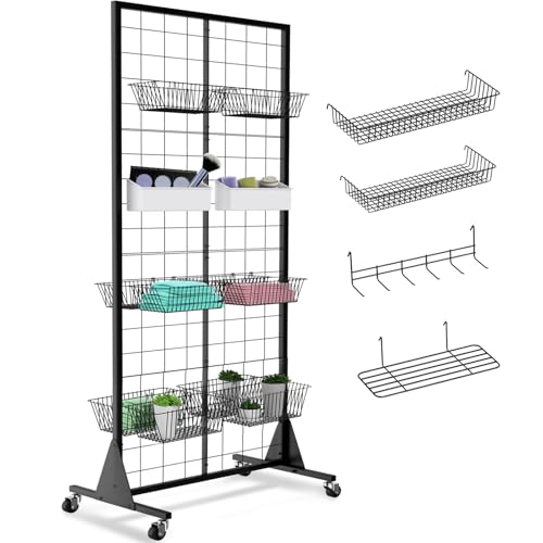 1-Pack Grid Wall Panels, 2' X 5.5' Ft Gridwall Panel Display - Image 2