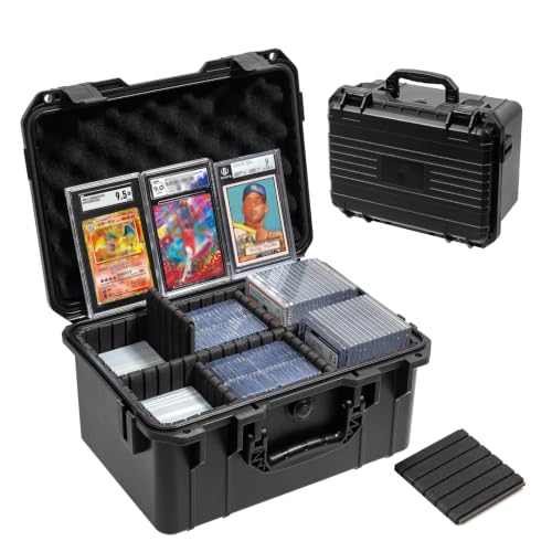 Graded Card Case for Sports Card Storage with Divider - Image 2