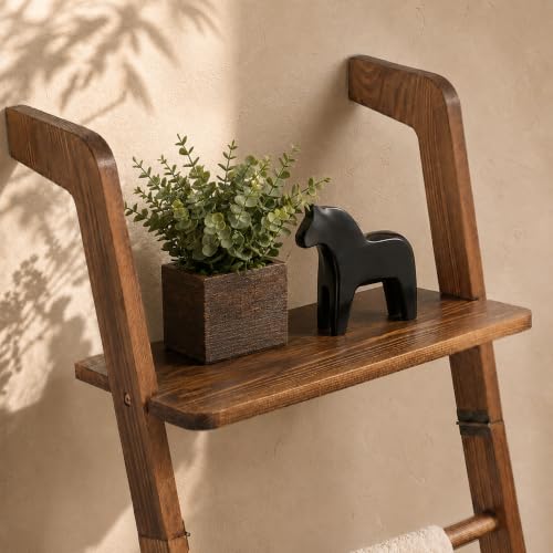 Blanket Ladders for the Living Room, 6 Tier Quilt Ladder - Image 4