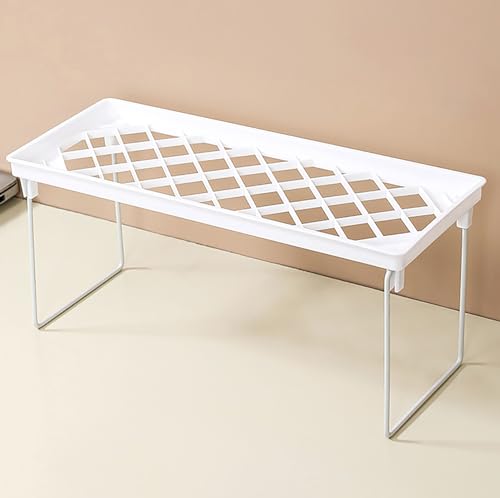 2 Pack Storage Rack, White Leakage Shelf for Placing Cups - Image 6