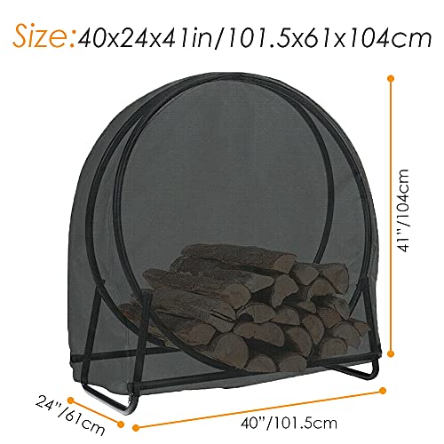 Log Rack Hoop Cover Round Outdoor Heavy Duty Waterproof - Image 4