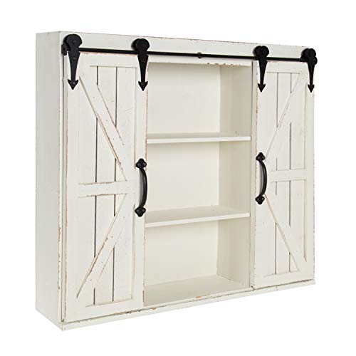 Kate and Laurel Cates Decorative Wall Storage Cabinet with Two - Image 7