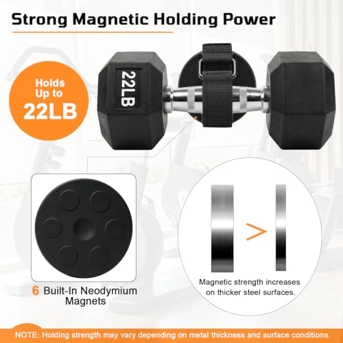 2 Pack Magnetic Shovel Holders for Truck, 22 lb No-Drill - Image 6