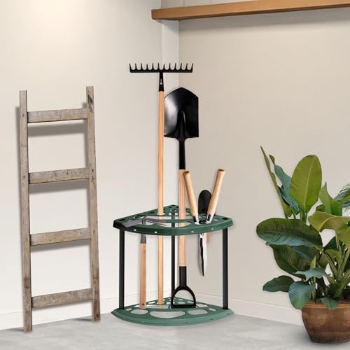 Garden Tool Organizer - Corner Storage Rack that Holds 18 - Image 6