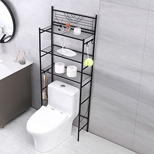 3-Tier Bathroom Over The Toilet Storage Rack Free Standing - Image 5