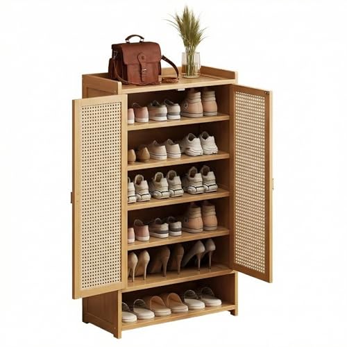 SACSTAR Shoe Storage Cabinet 23.6" L x 12.6" W x 36.6" H Compact - Image 5