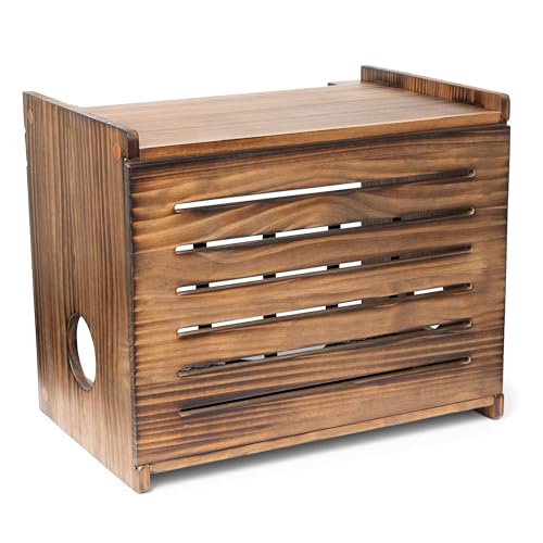 WiFi Router Storage Cabinet Router Box Hider WiFi Box Hider Shelf - Image 2