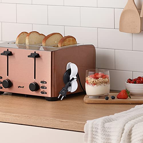 SisBroo Cord Organizer for Appliances, 4PCS Kitchen | Cable Management - Image 3