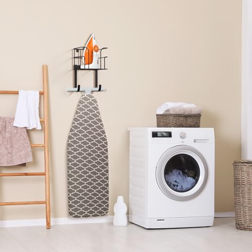 Over The Door/Wall Mount Ironing Board Hanger, Laundry - Image 5