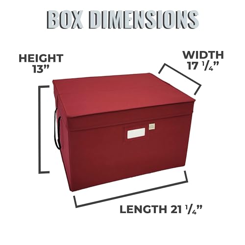 Christmas Ornament Storage Box, Holds 60-4 Inch Ornaments - Image 3