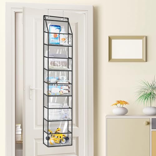 5 Tier Closet Door Hanging Organizer, Behind The Door Storage - Image 8