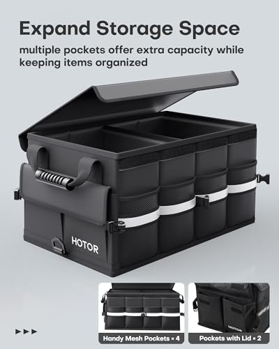 HOTOR Car Trunk Organizer - Foldable Car Storage for SUV - Image 4