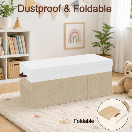 150L Extra Large Toy Storage Box with Lid for Boys Girls - Image 6