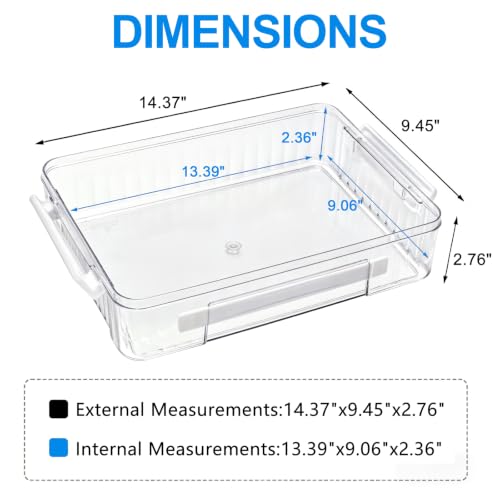 2 Pack Board Game Storage Box, Stackable Craft Organizer - Image 3