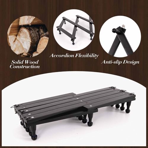 SCUNDA Accordion Wall Hanger with 16 Hooks, Wooden W | All Products - Image 3