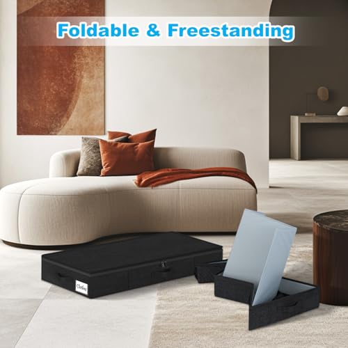 Under Bed Storage Container Bins 2 Pack, 4.5 Inch Slim Low - Image 7