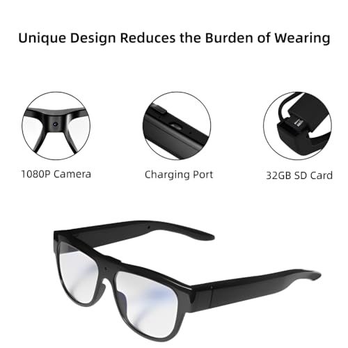 1080P Camera Glasses with 32GB Storage, No Bluetooth | All Products - Image 4