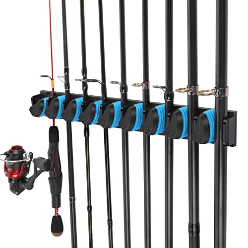 PLUSINNO V9 Vertical Fishing Rod Holder, Wall Mounted | Garage Storage - Image 4