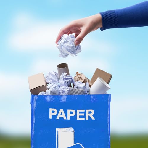 Recycling Waste Bin Bag 4 Pcs Large Separate Recycle Bin - Image 6