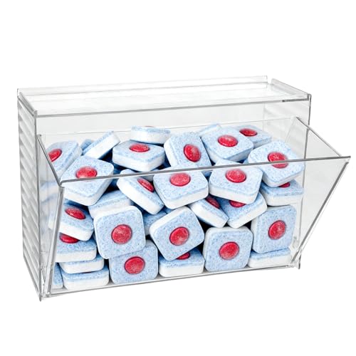 Rainmae Dishwasher Detergent Pod Holder Clear Acrylic Wall - Image 2