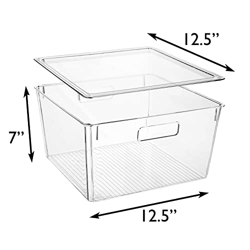 ClearSpace Plastic Storage Bins with Lids, Pantry Organizer - Image 7