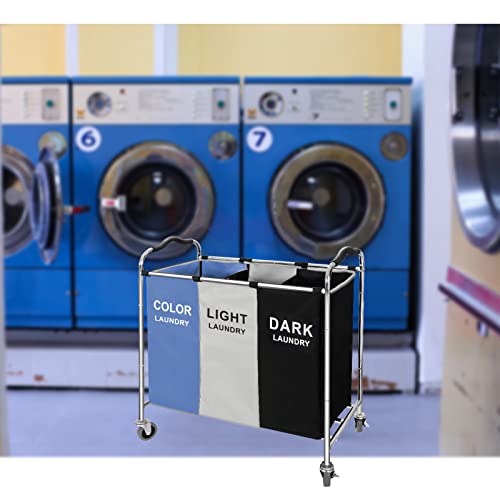 Laundry Basket, Large Laundry Hamper with Wheels - Image 6