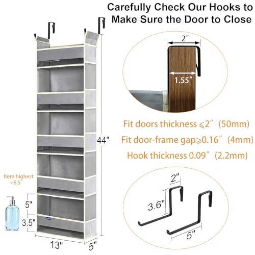 Over The Door Organizer 5-Shelves and 10 Side Pocket | All Products - Image 3