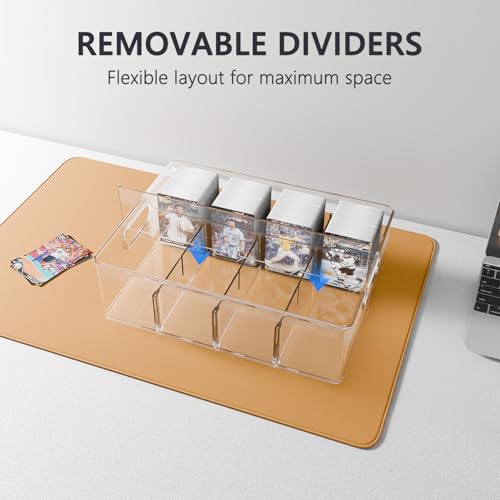 Trading Card Storage Box, Clear Large Storage Organizer - Image 5