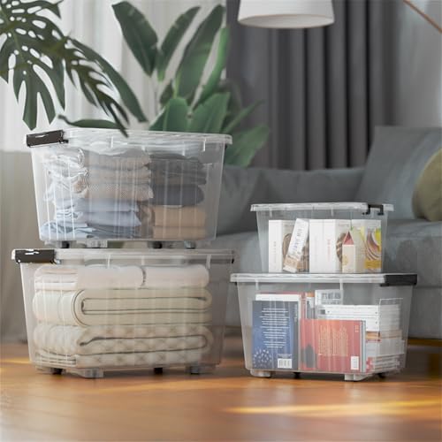 Cetomo 40Qt*6 Plastic Storage Bins, Storage Box - Image 7