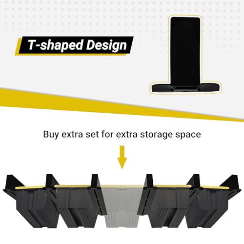 Overhead Garage Storage Rack for Totes (5-Pack for 4 Bins) - Image 7