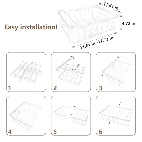 Freezer Organizer Bins, 4-Pack for Deep Freezers - Image 4