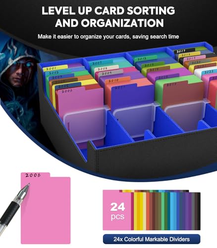 MoKo Trading Card Storage Box for MTG, 3000+ Card Organizer - Image 6