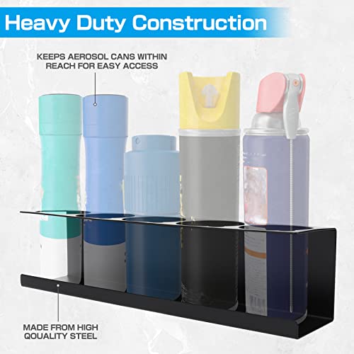 Aerosol Spray Can Holder Rack Organizer, 5 Can Spray - Image 5