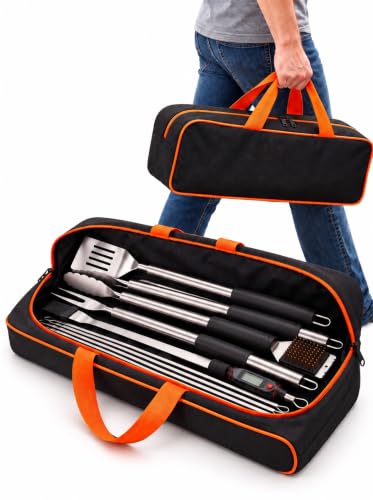 2 Pack BBQ Tool Storage Bags, 24 x 8 x 8 Inch - Image 2