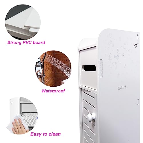 Small Bathroom Storage Cabinet, Over The Toilet Storage - Image 8